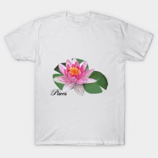 Pisces Floral Orchid T-Shirt